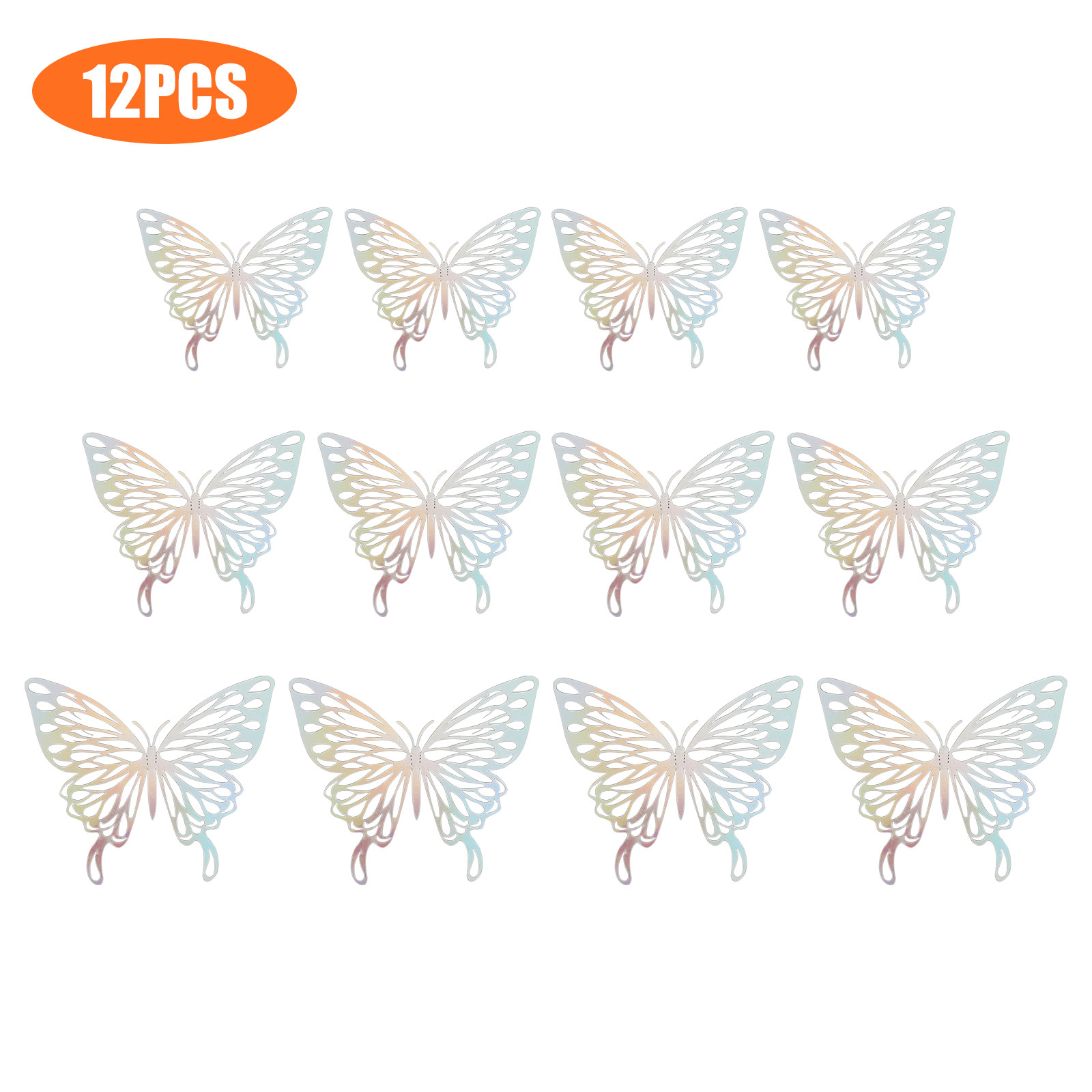 Removable 12Pcs 3D Butterfly Art Room Decor Wall Stickers Kids Room Decals 