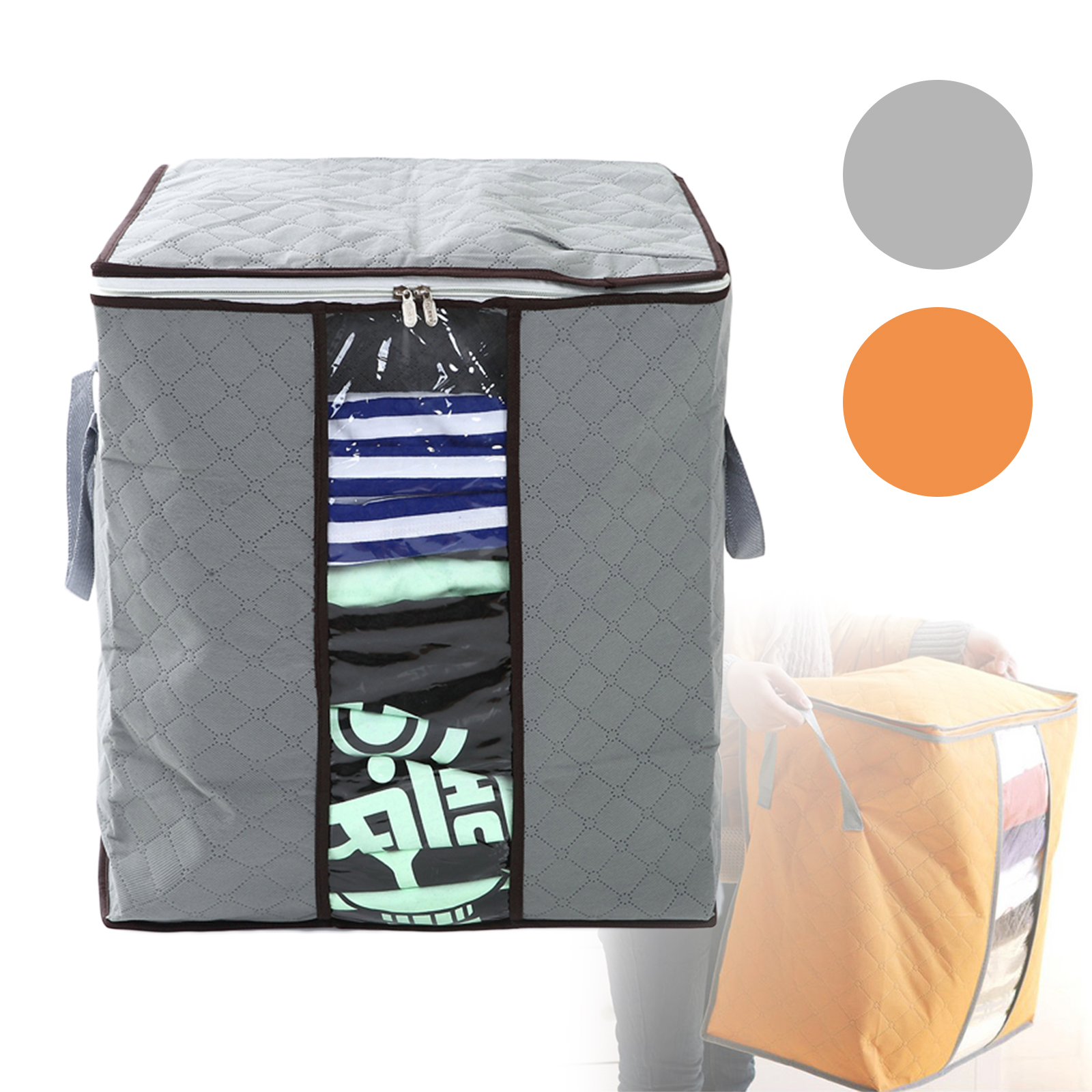Anti Dust Large Storage Bag Clothes Quilt Blanket Storage Sort Bag for ...
