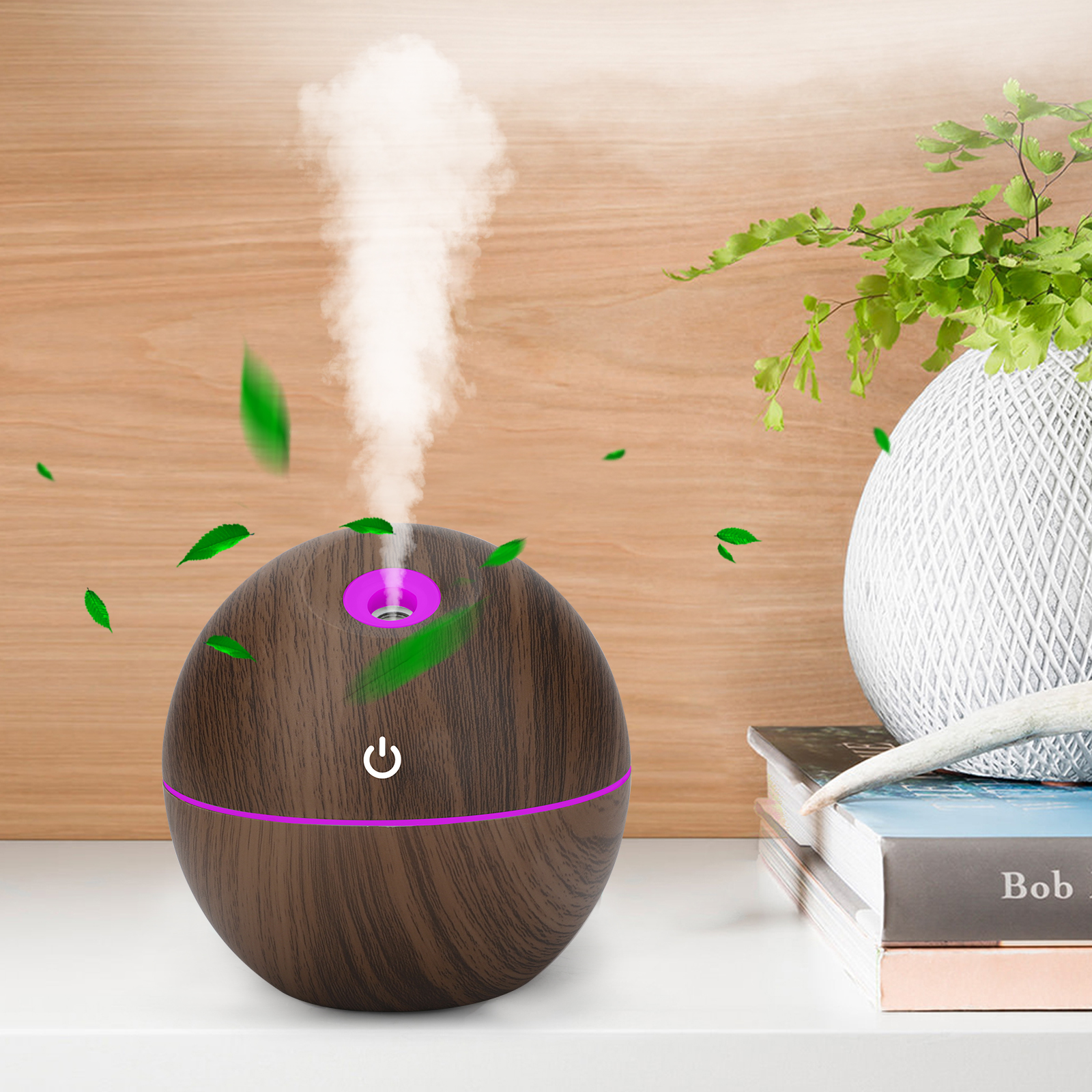 200ml Aroma Air Humidifier USB Aromatherapy Diffuser Essential Oil LED Purifier