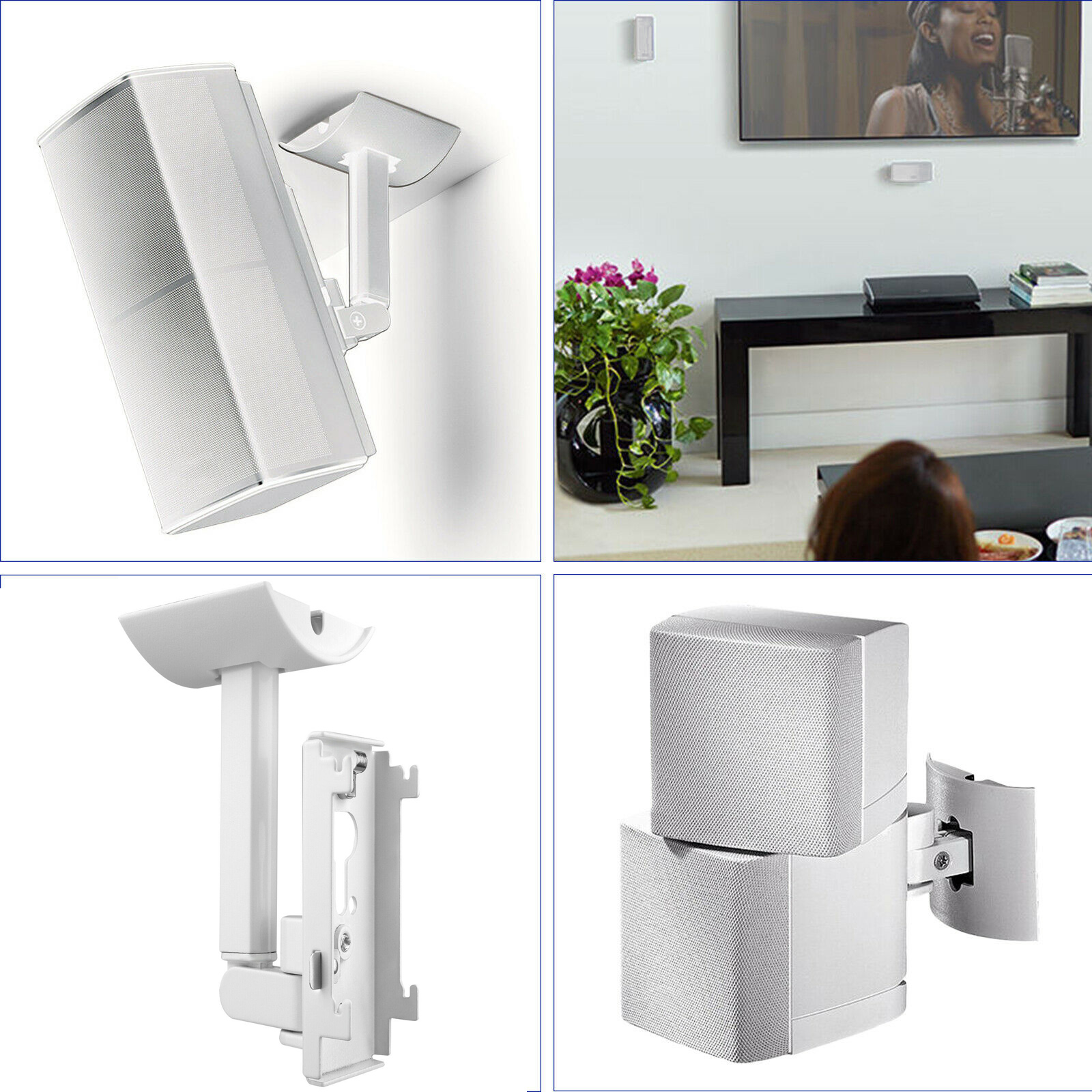 Details About Ub20 Series2 Ii Wall Ceiling Bracket Mount For Bose All Lifestyle Cinemate White