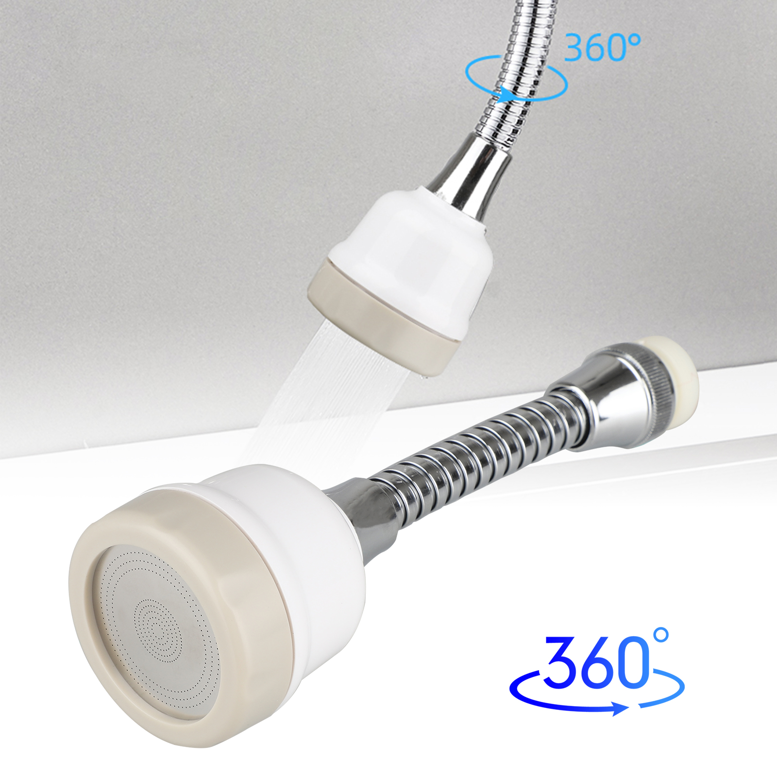 Moveable Kitchen Tap Head 360° Rotatable Faucet Water Saving Filter