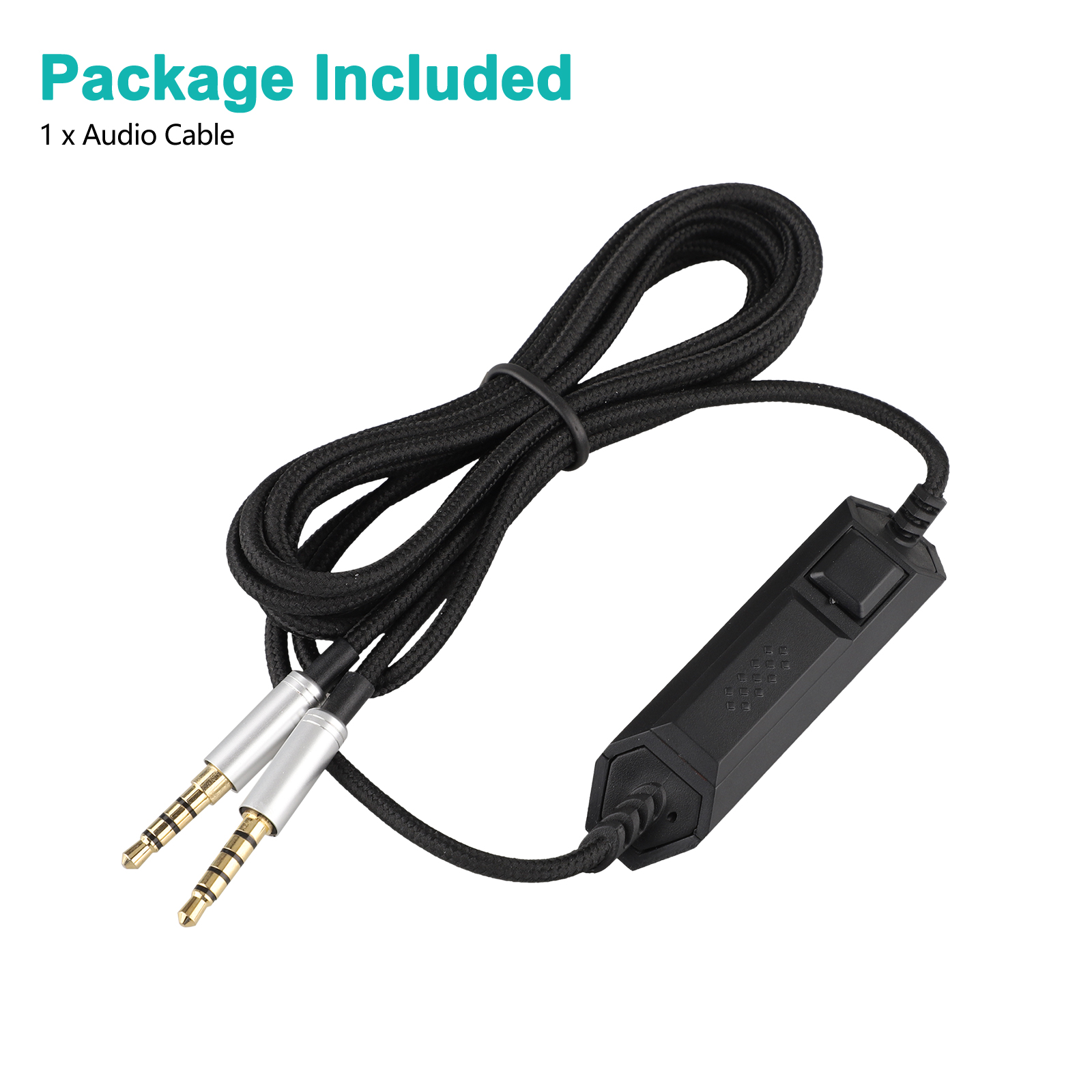 Practical 3.5mm Gold-plated Plug Professional For Audio Wire for Head-mounted Gaming Headset for A10 A40 A30 A50 Cable