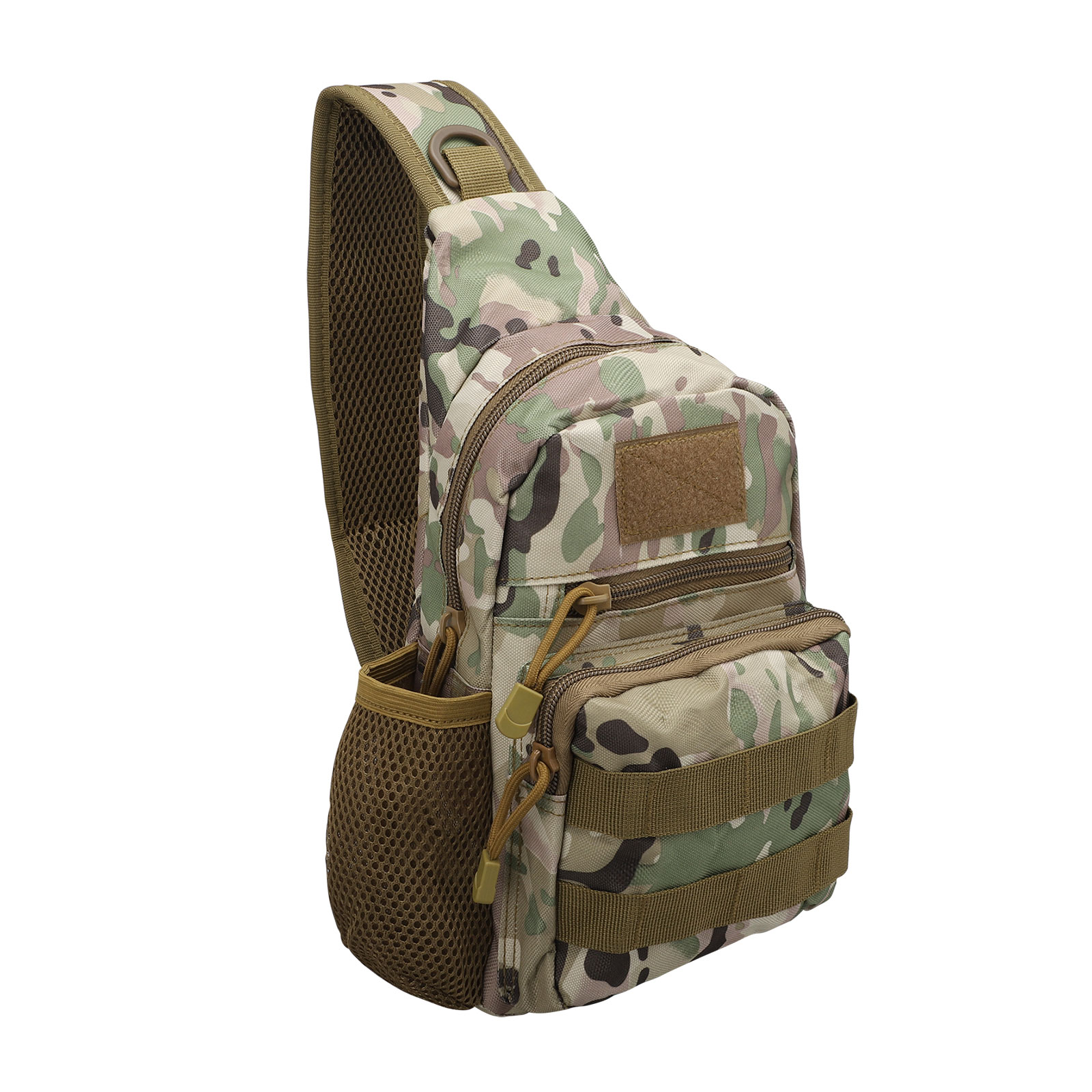 Men Backpack Molle Tactical Sling Chest Bag Assault Pack Messenger Shoulder Bag | eBay